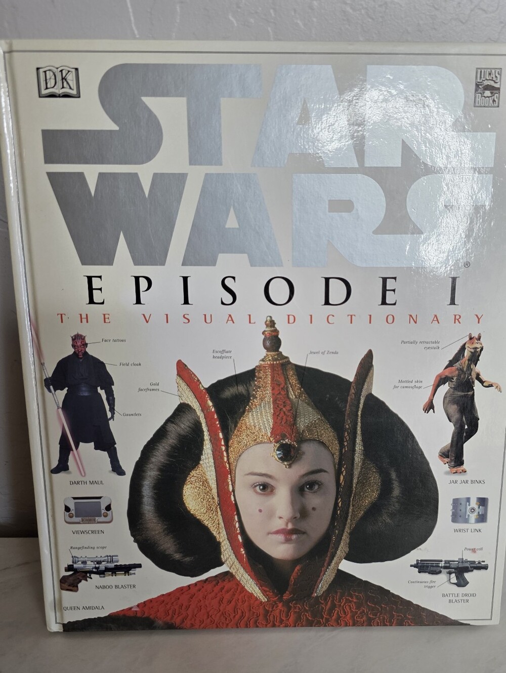 Star Wars: Episode I Visual Dictionary - Queen Amidala Cover First Edition